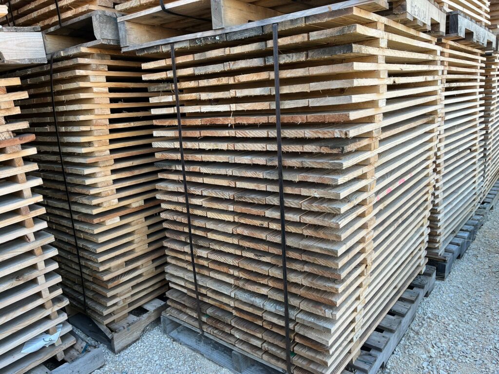 platelage bois pour rack à palettes : 880 × 1100 mm | occasion