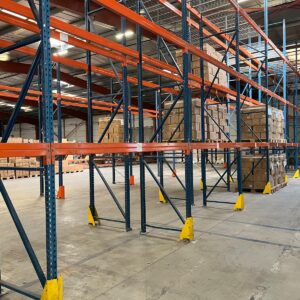lot rack à palettes occasion : 20 mètres linéaires | 84 emplacements | prêt à installer