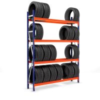 Rayonnage_Picking_Pneus_bleu_orange