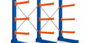 Kit cantilever léger 2,5 m, 3 colonnes et 9 bras, vue d'ensemble